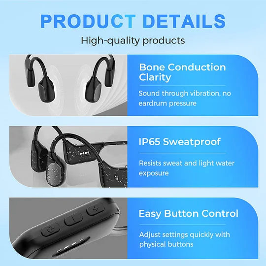 💥Limited Time Sale💖 💥Bone conduction Hearing Headphones