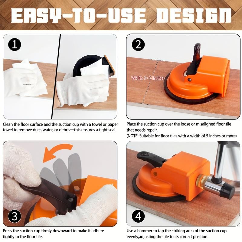 🔥Last Day 50% OFF🔥Dlibryla®🛠️FIoor Gap Fixer Tool with VacuumSuction Cup