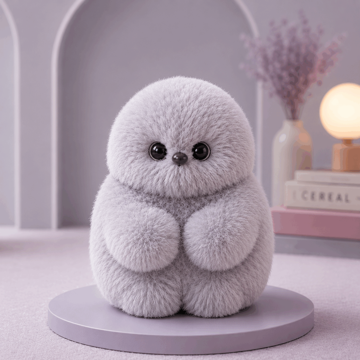 👀Dlibryla® Cute AI shy Emotional companionship robot doll bag charm plush toy👜-It can sing, turn its head, and learn to speak🤖