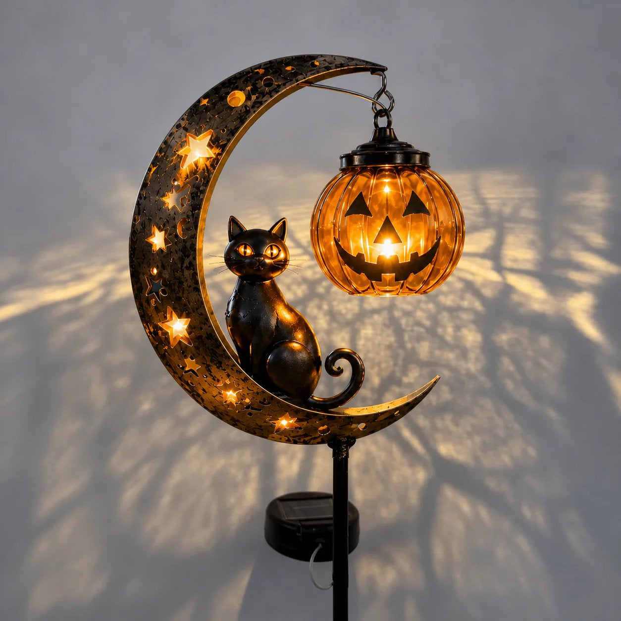 🎃 Halloween Early Bird Sale | 50% OFF Pumpkin Moon Garden Stake Light