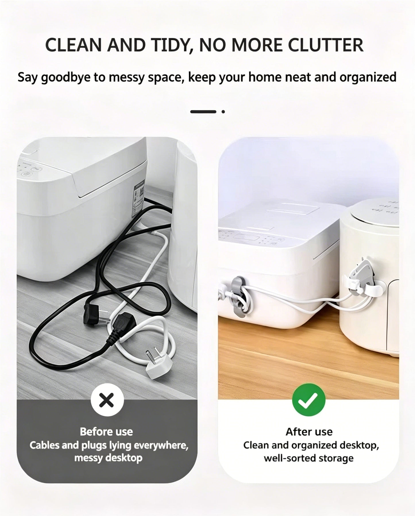 📢📢LAST DAY 50% OFF !! ⏰2026 New Updated Kitchen Appliance Cable Organizer