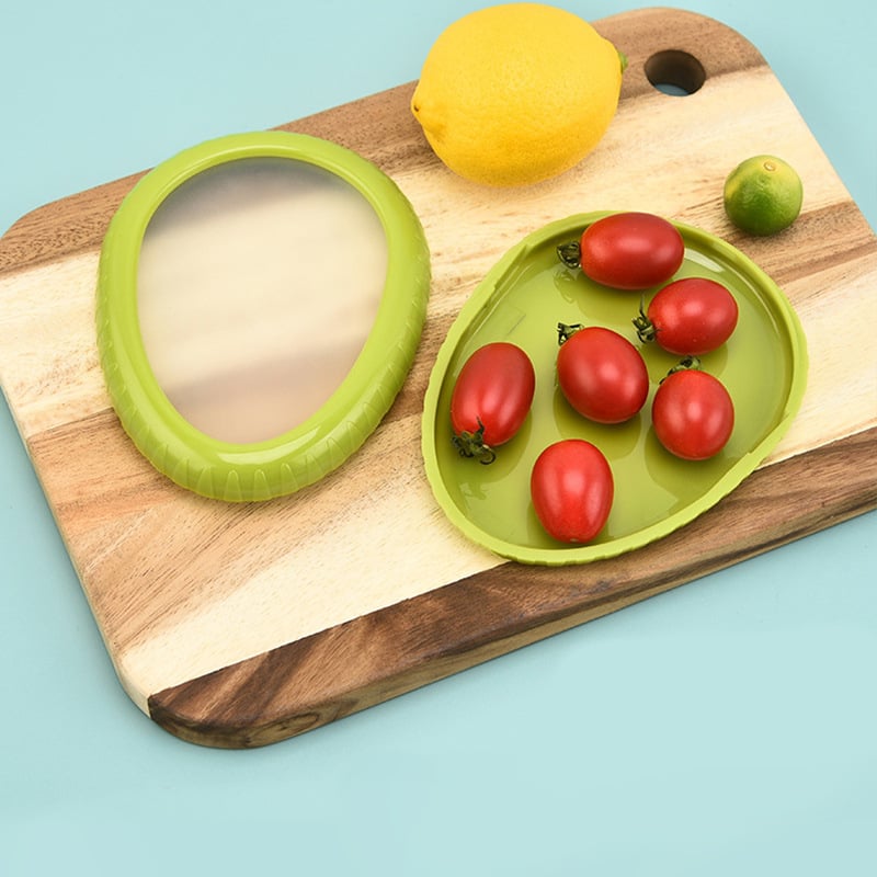 🥑LAST DAY 50% OFF🍅Silicone fruit storage box/ Silicone Food Savers for Fridge – Onion Saver, Avocado Keeper, Tomato Saver, Lemon Holder
