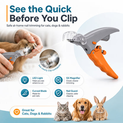 LED Pet Nail Clippers
