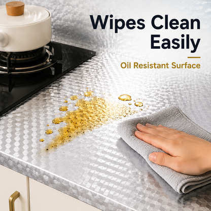 Dlibryla® Peel & Stick Kitchen Makeover Film – Waterproof DIY Countertop & Cabinet Cover