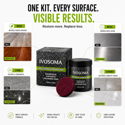 🏆 Last Day 50% OFF! Ivosoma® All-in-One Surface Restoration Polish with Pad