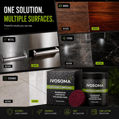 🏆 Last Day 50% OFF! Ivosoma® All-in-One Surface Restoration Polish with Pad