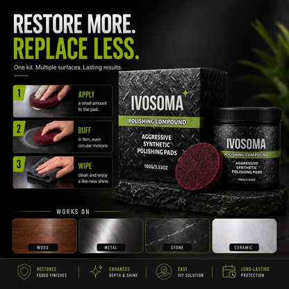 🏆 Last Day 50% OFF! Ivosoma® All-in-One Surface Restoration Polish with Pad