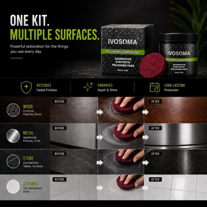 🏆 Last Day 50% OFF! Ivosoma® All-in-One Surface Restoration Polish with Pad