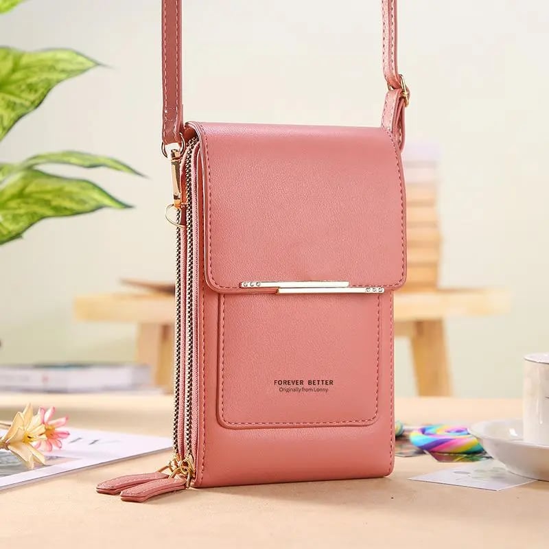💞LAST DAY 50% OFF ✨👜📱 Simple and elegant women's touchscreen crossbody phone wallet