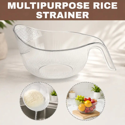 💦Last Day 50% OFF 🔥Multipurpose rice washing strainer bowl