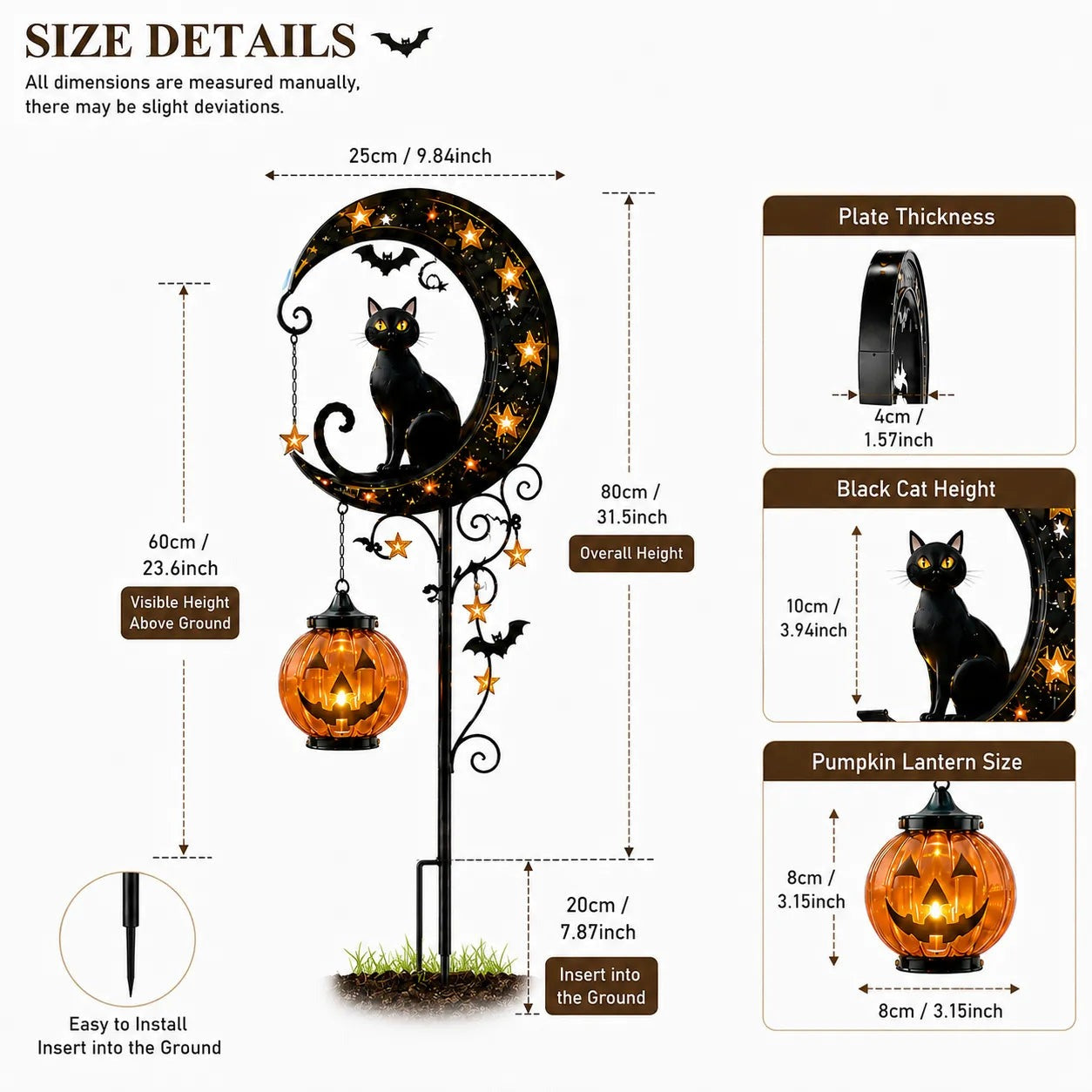🎃 Halloween Early Bird Sale | 50% OFF Pumpkin Moon Garden Stake Light