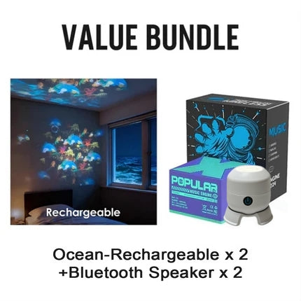 🥳2026 HOT SALE🥳💥🌈 50% OFF! Ivosoma® Dynamic Rotating LED Light Projector – Calm & relaxation for your home. Gentle moving lights ease restless nights. Perfect for bedroom or living room. 🌙✨