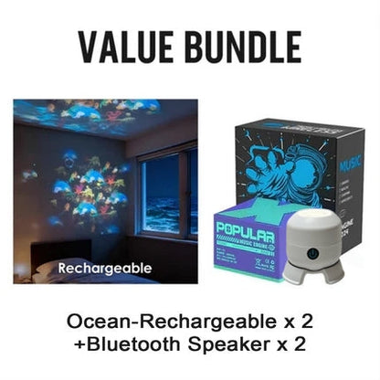🥳2026 HOT SALE🥳💥🌈 50% OFF! Ivosoma® Dynamic Rotating LED Light Projector – Calm & relaxation for your home. Gentle moving lights ease restless nights. Perfect for bedroom or living room. 🌙✨