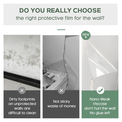 🔥LAST DAY 50% OFF ✨Self-Adhesive Transparent Electrostatic Wall Protection Film