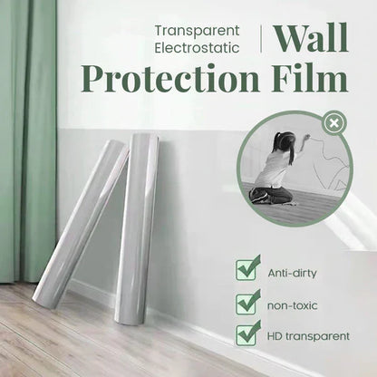 🔥LAST DAY 50% OFF ✨Self-Adhesive Transparent Electrostatic Wall Protection Film
