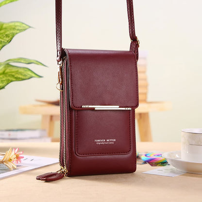 💞LAST DAY 50% OFF ✨👜📱 Simple and elegant women's touchscreen crossbody phone wallet