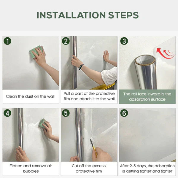 🔥LAST DAY 50% OFF ✨Self-Adhesive Transparent Electrostatic Wall Protection Film