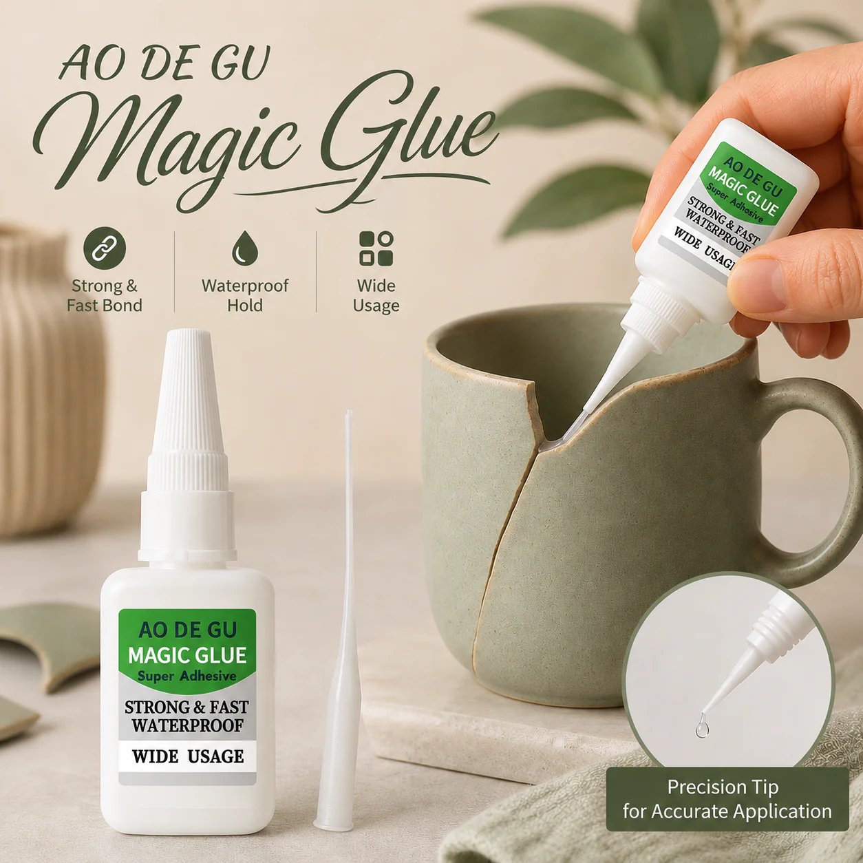 ⚡Dlibryla® Fast-Setting Super Glue Kit – 4 × 20mL Per Set