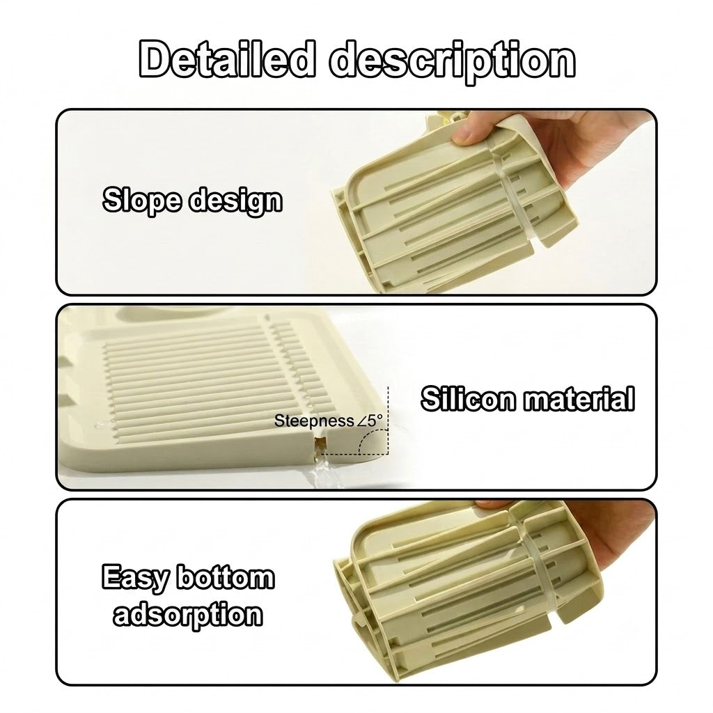 🔈 Hot Sale 50% OFF 🔥Minimalist Auto-Draining Silicone Sink Mat