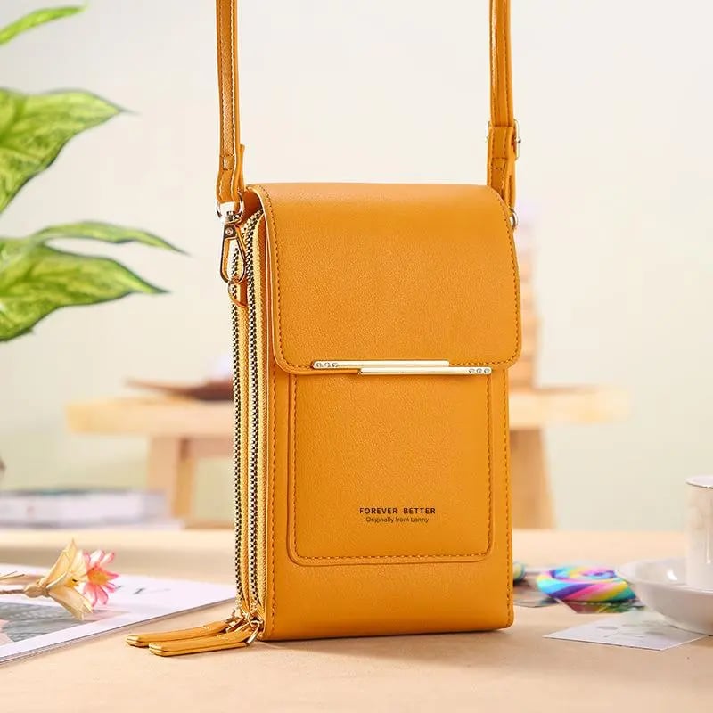 💞LAST DAY 50% OFF ✨👜📱 Simple and elegant women's touchscreen crossbody phone wallet