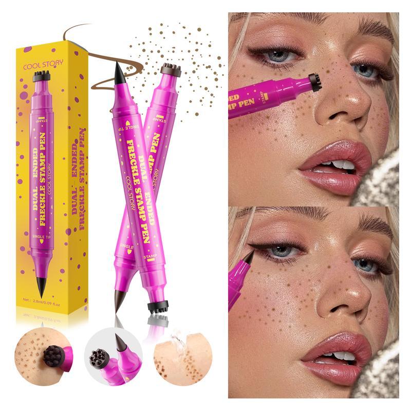 🎉Last Day 50% OFF🔥3-in-1 Waterproof Freckle Stamp Pen & Fine-Tip Liner