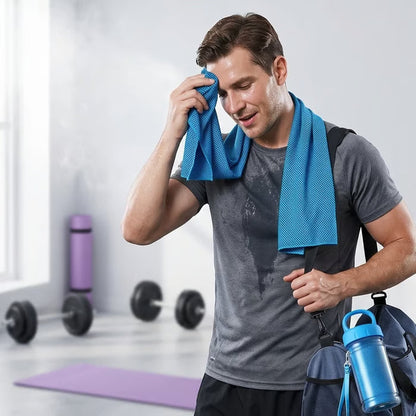 🏃❄️LAST DAY 50% OFF ✨Orodira®Cold Sweat Towel You Can Use Anywhere, Anytime! Reusable Soft Absorbent Cooling Portab
