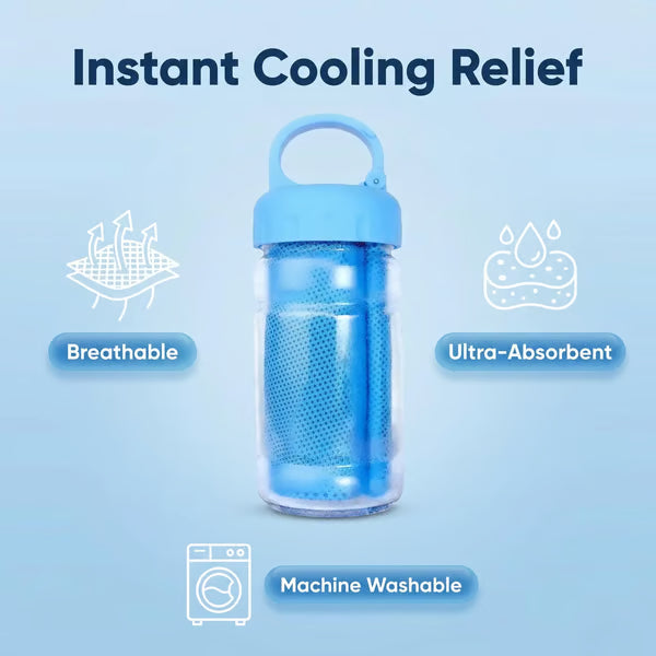 🏃❄️LAST DAY 50% OFF ✨Orodira®Cold Sweat Towel You Can Use Anywhere, Anytime! Reusable Soft Absorbent Cooling Portab