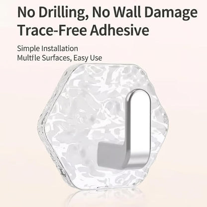 🔥💕LAST DAY 50% OFF ✨Orodira®Hexagonal Ripple Heavy Duty Hooks for Bathroom, Kitchen & Household Organization upsell