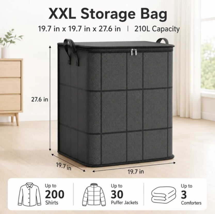 ⚡Hot Sales 75% OFF🔥-Spacious Moving Storage Bin