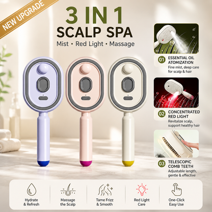 🔥Day Sale 50% OFF🔥Electric Steam Brush 5-in-1 SilkGlide Styler