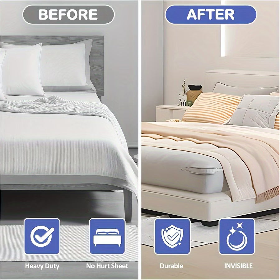 Dlibryla®🛏️ Adjustable Bed Sheet Grippers – 4-Piece Set