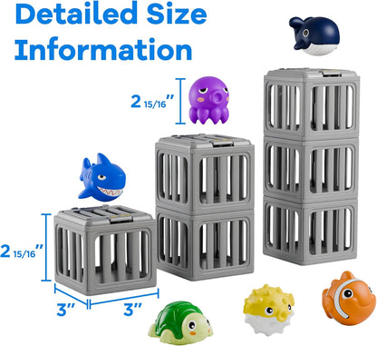 🔥💓Last Day 50% OFF✨ Ocean Animal Pool DivingToy Set - Toss, Dive, Press &Rescue