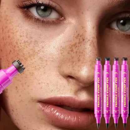 🎉Last Day 50% OFF🔥3-in-1 Waterproof Freckle Stamp Pen & Fine-Tip Liner