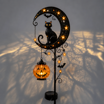 🎃 Halloween Early Bird Sale | 50% OFF Pumpkin Moon Garden Stake Light