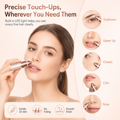 🎉Last Day 50% OFF✨🔥2 in 1 Facial & Eyebrow Hair Trimmer