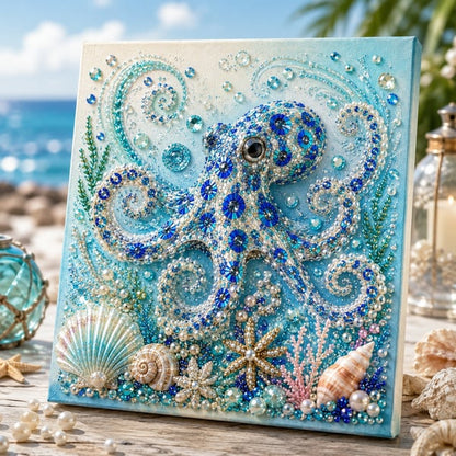 🌊Dlibryla® Ocean Pearl Diamond Painting Kit – 8 Designs
