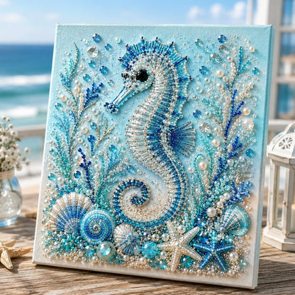 🌊Dlibryla® Ocean Pearl Diamond Painting Kit – 8 Designs