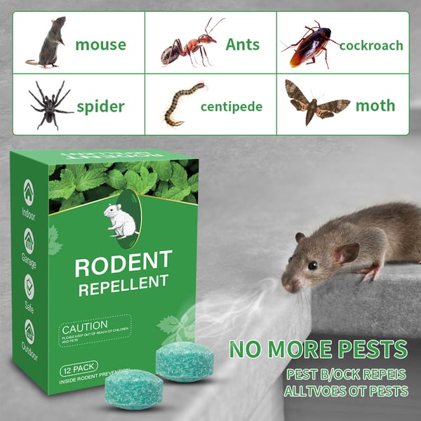 🐹LAST DAY 50% OFF🐹12 Pack Peppermint Pest Repellent Balls - Mice Rats Spiders Gone! ✅