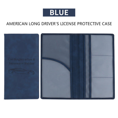 👝LAST DAY 50% OFF🚗 Car Registration & Insurance Document Holder | Premium PU Leather Organizer