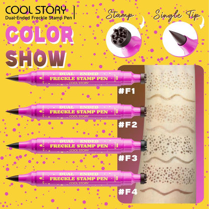 🎉Last Day 50% OFF🔥3-in-1 Waterproof Freckle Stamp Pen & Fine-Tip Liner