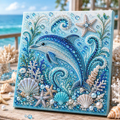 🌊Dlibryla® Ocean Pearl Diamond Painting Kit – 8 Designs