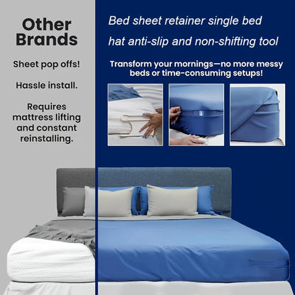 Dlibryla®🛏️ Adjustable Bed Sheet Grippers – 4-Piece Set