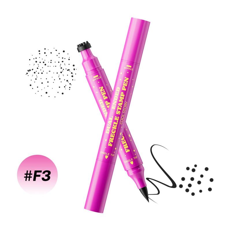 🎉Last Day 50% OFF🔥3-in-1 Waterproof Freckle Stamp Pen & Fine-Tip Liner