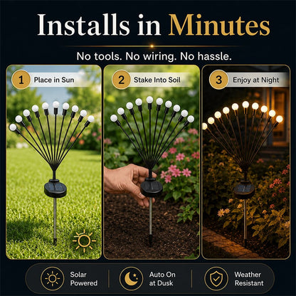 🔥Lasy day 50% OFF-🔥Dlibryla® IP65 Waterproof Solar Powered Firefly Light