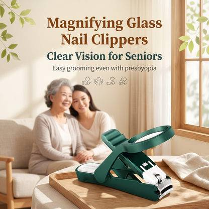 🔥Buy 1 Get 1 Free🔥Dlibryla® Stainless Steel Magnifying Nail Clipper – 3X Magnifying Glass