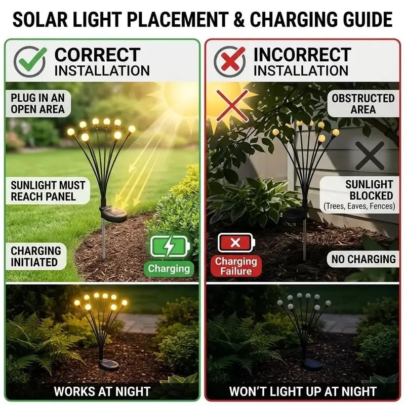 🔥Lasy day 50% OFF-🔥Dlibryla® IP65 Waterproof Solar Powered Firefly Light