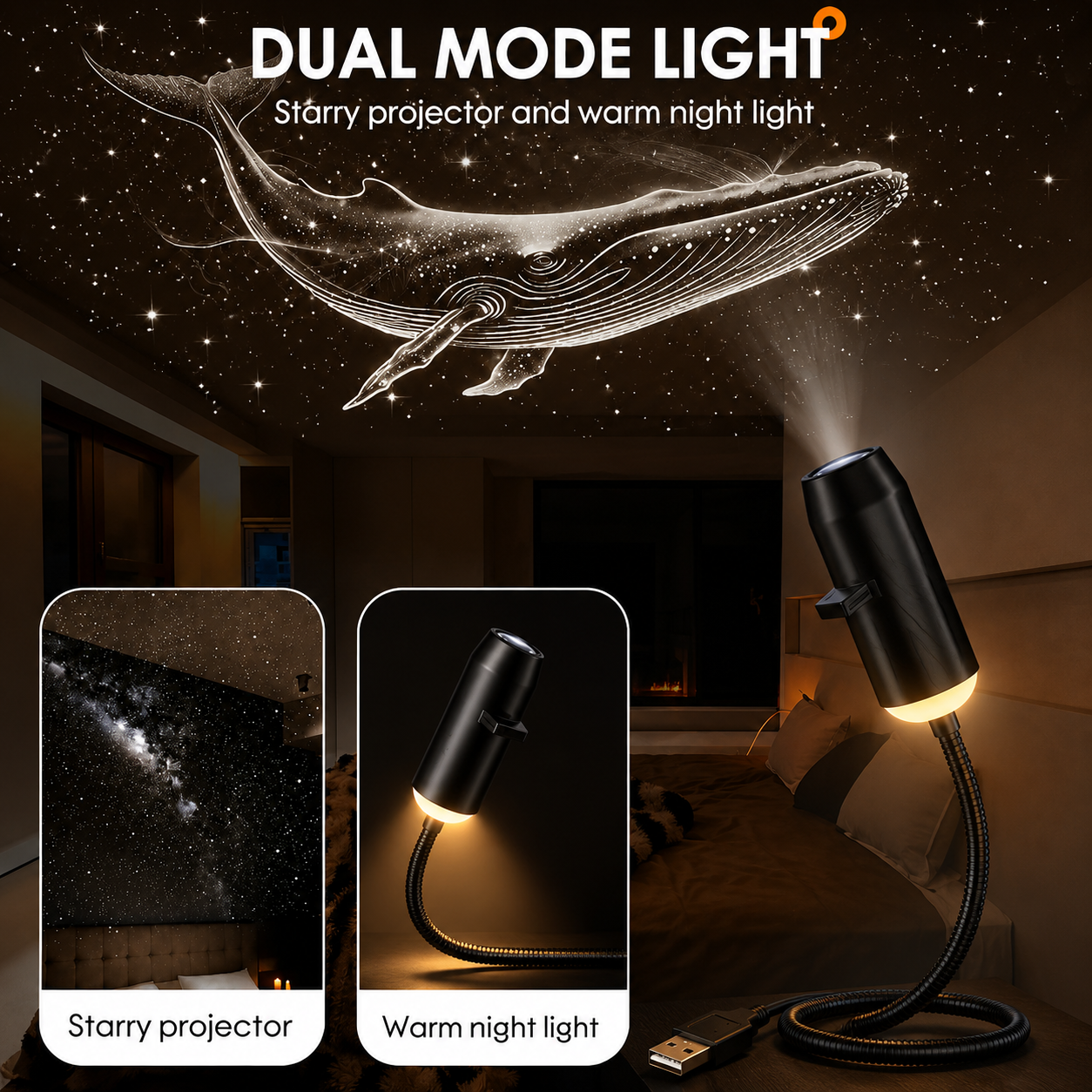 🔥💓LAST DAY 50% OFF ✨Orodira®Night Light Projector