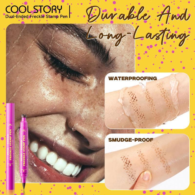 🎉Last Day 50% OFF🔥3-in-1 Waterproof Freckle Stamp Pen & Fine-Tip Liner