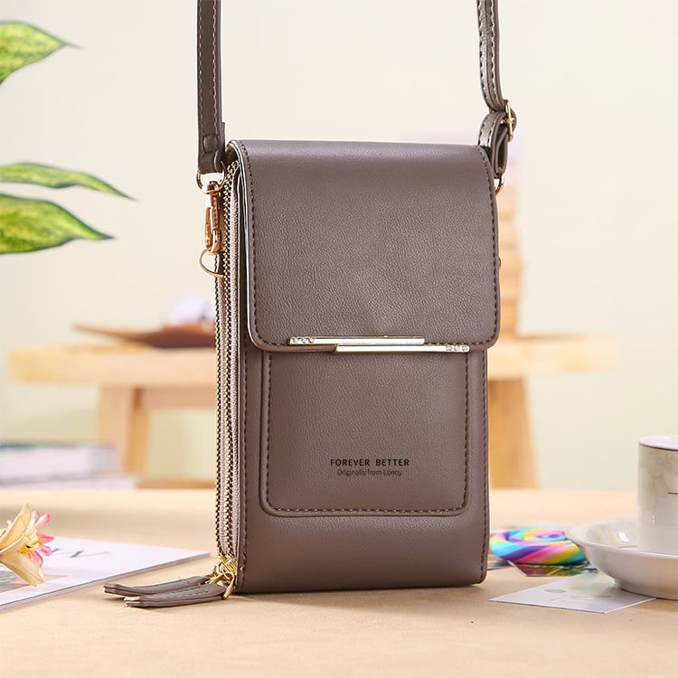 💞LAST DAY 50% OFF ✨👜📱 Simple and elegant women's touchscreen crossbody phone wallet