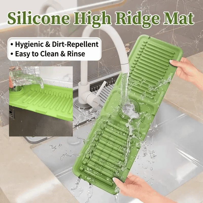 🔈 Hot Sale 50% OFF 🔥Minimalist Auto-Draining Silicone Sink Mat